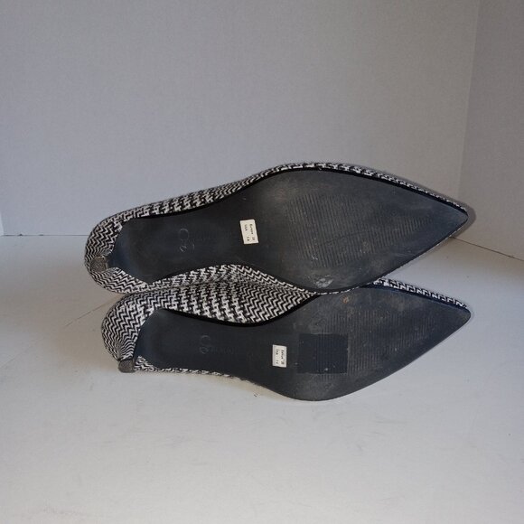 NWOB - Kendall‎ & Kylie Kara Houndstooth Pointed Toe Booties Kitten Hell S.7.5 - Picture 4 of 4